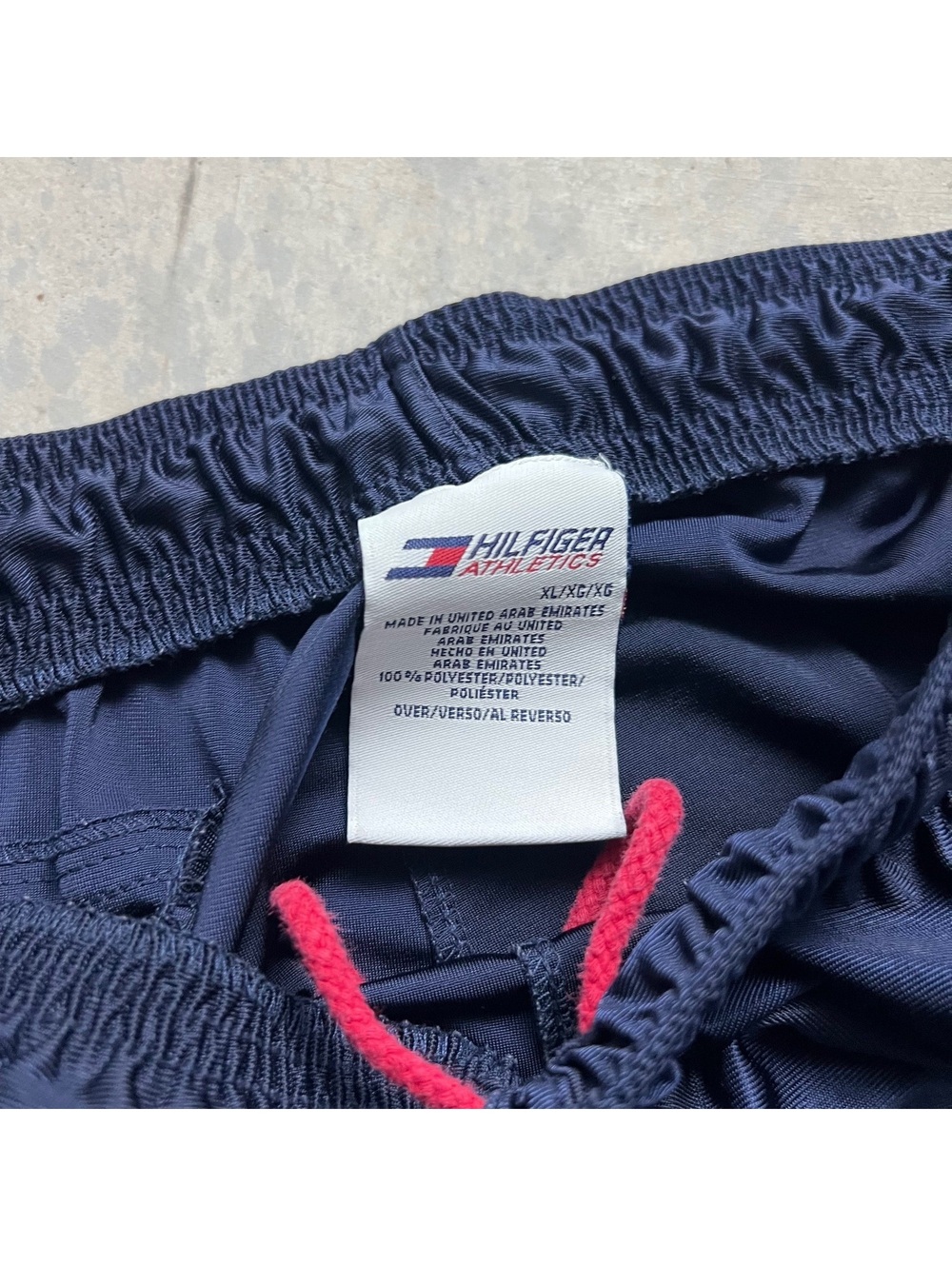 Vintage Y2K Tommy Hilfiger Breakaway Shiny Dazzle Track Pants Sz. XL Basketball - Picture 4 of 6